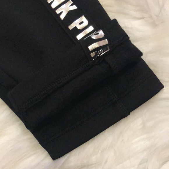 NIP. FLEECE LINED SHINE LEGGINGS MEDIUM - Picture 4 of 7